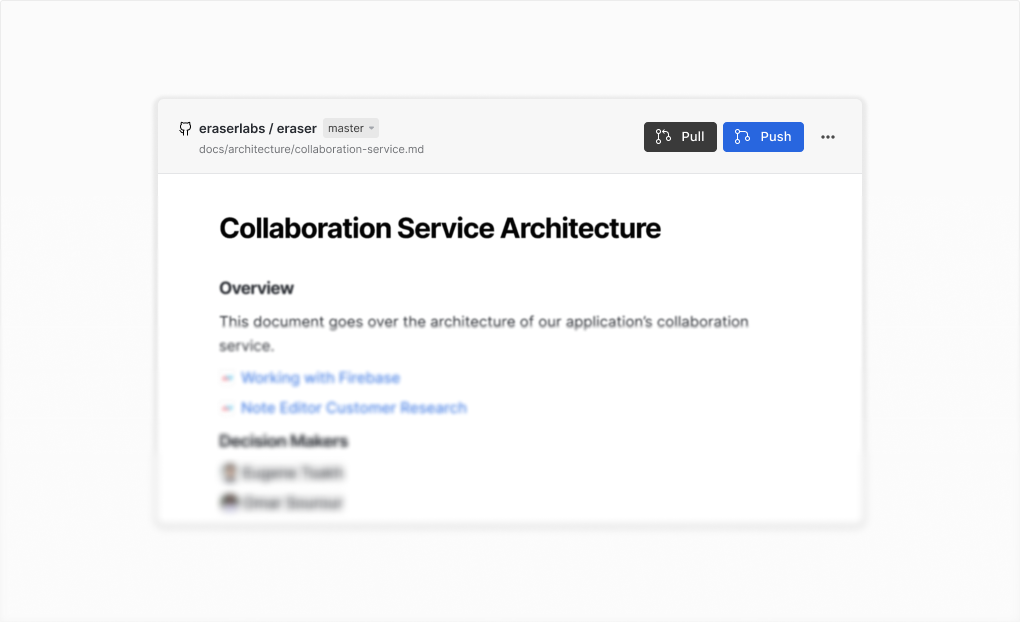 GitHub Integration Eraser